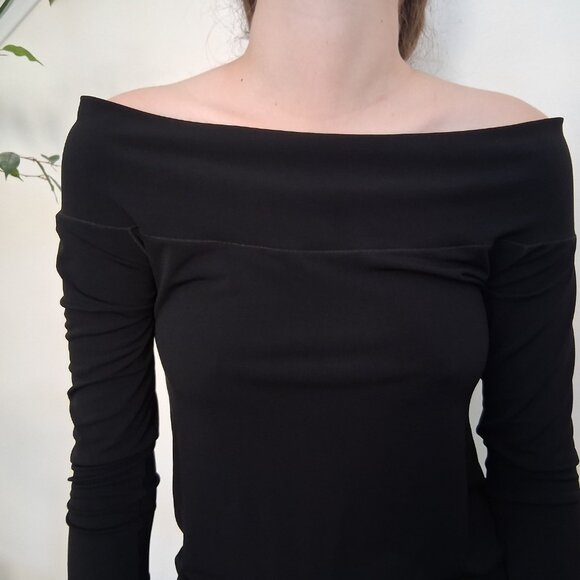 New Eva Varro Black Jumpsuit Romper Long Sleeve - Picture 3 of 6